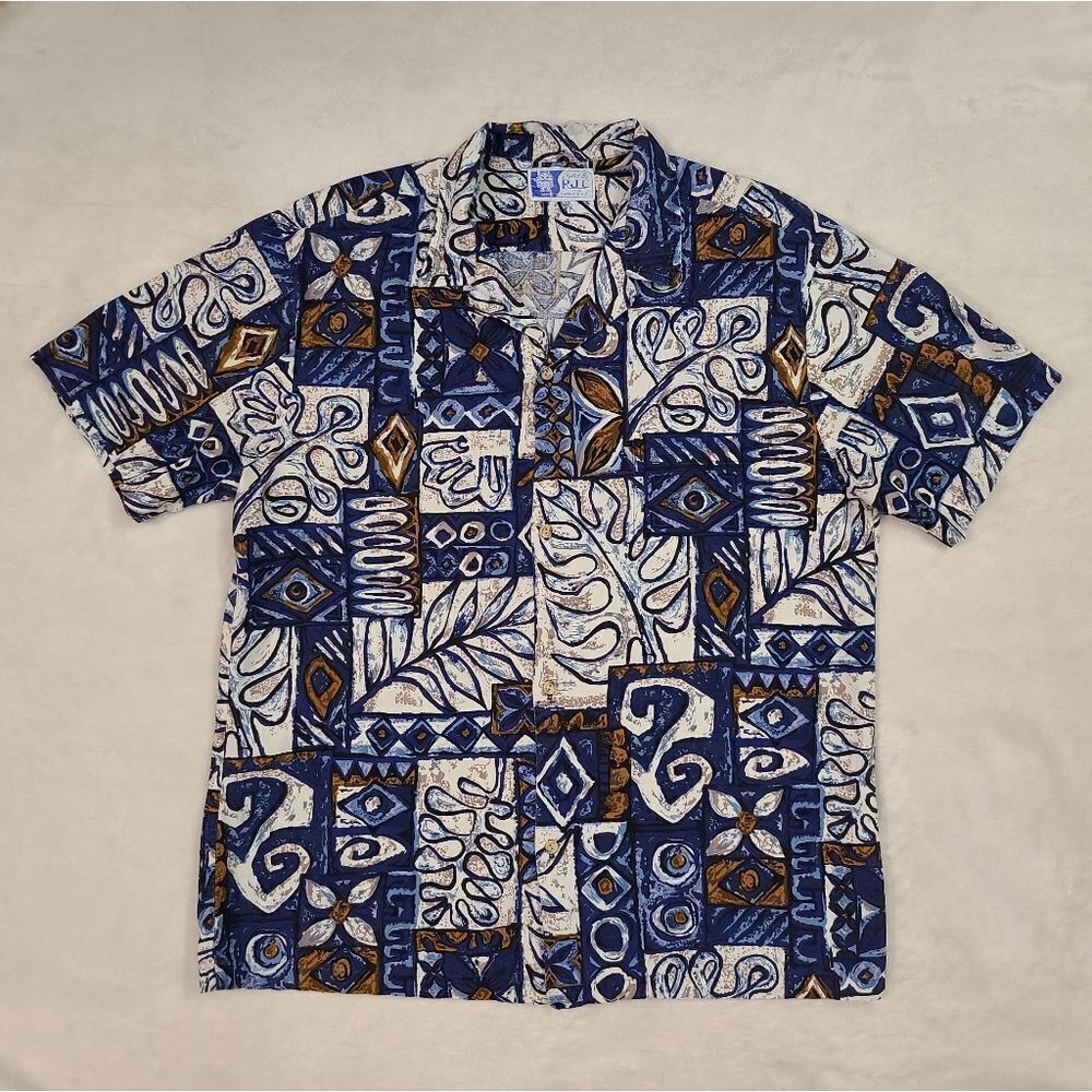 "RJC" men shirt size Medium. Made in Hawaii